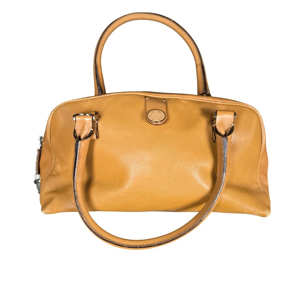 Bottega Veneta Mustard Yellow Leather Satchel